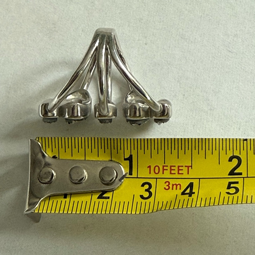 Marcia Moran Marlo Multi Stone Ring Titanium Druzy With Rhodium Size 7 $237 - Picture 8 of 8